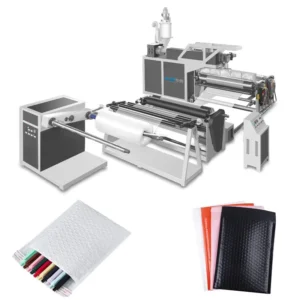 Double-layer High-speed Air Bubble Plastic Film Making Machine Two Extruders Automatic HDPE LLDPE PE High Output Motor-Driven