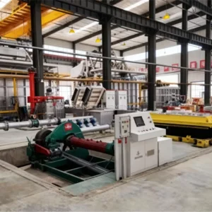 Drum Type Wire Rope Traction Device for Vertical Aluminum Casting with Motor Reducer Drive System