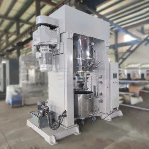 Dual Planetary Mixer 300L 45kW Vacuum Disperser for Lithium Battery Slurry with Gear and Chemical Processing