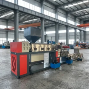 Dual Stage Plastic Pelletizing Machine Universal Rigid Soft Plastic Recycling Granulator for PE PP Film Woven Bag Pellet Making