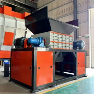 Durable Dual Shaft Household Waste Shredder for Tires Pipes Plastic & Rubber
