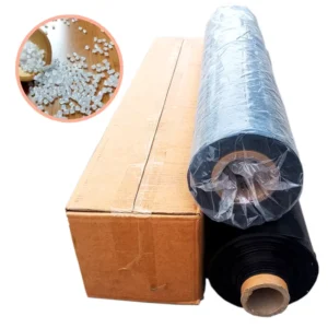Durable Eco friendly Black and Silver Blow Molding Plastic Mulch Film 25 Micron for Farm Vegetables