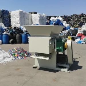 Durable Plastic Shredder Single Shaft Machine for Waste Film Bags and Plastic Lumps Recycling with High Precision Cutting