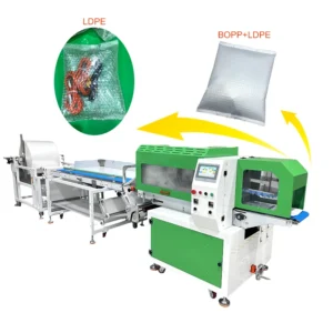 E-commerce Shockproof Packaging Machine LDPE BOPP Bubble Film Wrapper for Online Shop Products