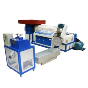 EPS EPE HDPE LDPE Waste Plastic Recycling PS Foam Granulating Pelletizer Machine with Motor