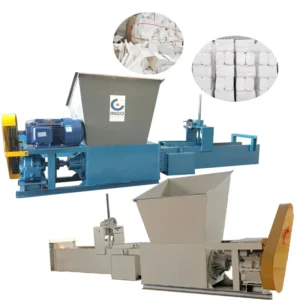 EPS Polyurethane Recycle Equipment Foam Machine Hot Melting Foam Thermocol Block Recycling Machine