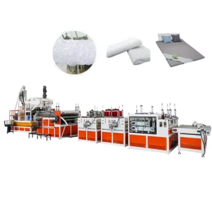 EVA POE PE/PP Polymer Zero Latex Air Fiber Bed Mattress Single-screw Extruding Machine Memory Foam Mattress