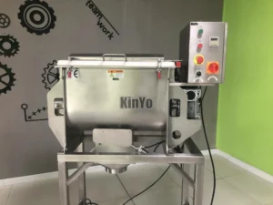 Easy Operation 300L Stainless Steel Ribbon Blender Motor Bearing Gearbox Food Grade 5.5kW Chia Seed Tea Powder Spices Chemicals