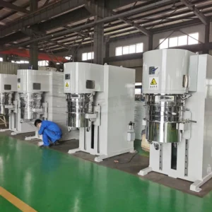 Eccentric Blade Vertical Kneader Asymmetric Mixing Design Vertical Kneader for High Viscosity Putty Carbon Paste