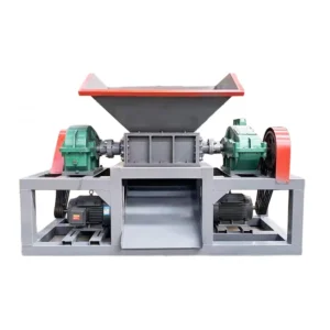 Efficient Plastic Film Pipe Board Double Shaft Shredder Machine for Waste Recycling