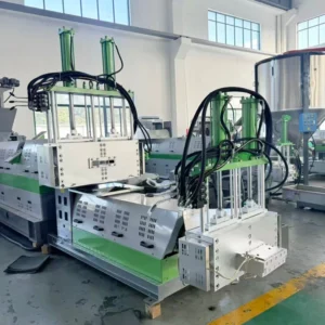 Efficient Two Stage Extruder Pelletizer Stable Quality PP PE Granules