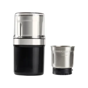 Electric Portable Household Coffee Grinder Stainless Steel Blade 100g Capacity Eco Friendly Touch Control Plastic