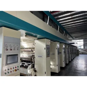 Electronic Shaft Drive Rotogravure Printing Machine 10 Color 8 Group Film Register