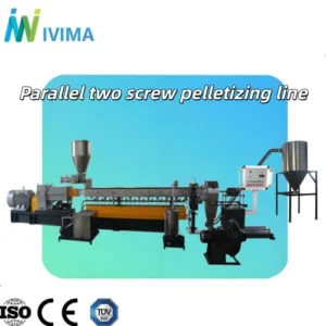 Energy Optimized Parallel Twin Screw Pelletizing Line with Reduced Power Consumption
