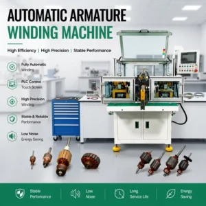 Energy Saving Fully Automatic CNC Motor Rotor Winding Machine with 1 year Warranty