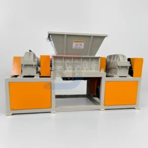 Energy Saving Heavy Duty Double Shaft Metal Shredder for Recycling Scrap Iron and Hard Metal Raw Materials