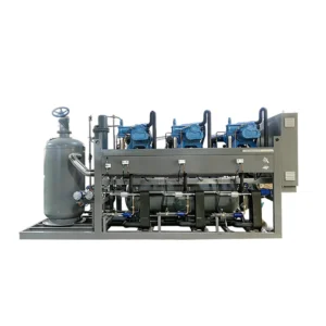 Energy Saving Low Temperature Chemical Plastic Injection Cooling Equipment Water Cooled Screw Industrial Chiller Unit