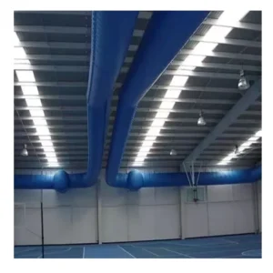 Environmentally Friendly Industrial Washable Easy-Maintain 100%FR Polyester Fabric Air Duct Anti-Bacterial Dispersion for School