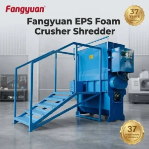 Expandable Polystyrene Waste EPS Foam Plastic Styrofoam Shredder Recycling Machine