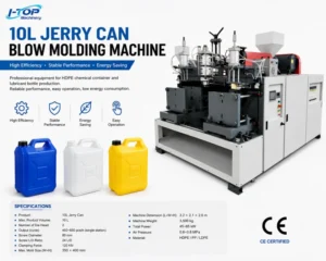 Extrusion Blow Molding Machine for 10L Jerry Can Chemical Bottle Heavy Duty Manufacturing