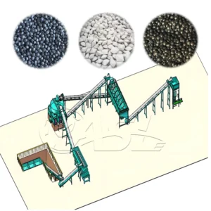 Extrusion Granulation Production Line for Chemical Fertilizer Plastic Powder Materials Automatic Control System High Motor