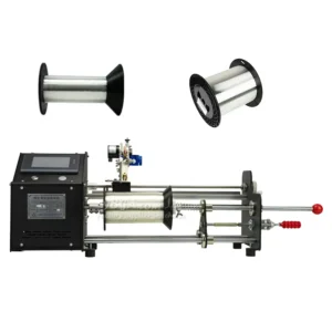 FCW-10 Electric Fiber Winding Machine 10KM Optic Fiber Laser Coil Winder Width 260mm Diameter 150mm Compatible for 0.025mm Wire