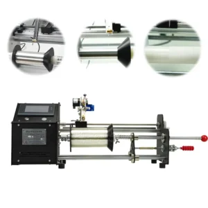 FCW-10 Fiber Winding Machine 10KM Optic Fiber Laser Coil Winder Width 260mm Diameter 150mm Compatible for 0.025mm Wire Electric