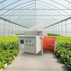 FM Stainless Steel Motor Automatic Suspended Air Duct Heater Industrial Electric Hot Air Blower Drying Room