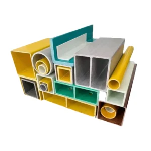 FRP Profiles FRP Pipe FRP Beam Corrosion Resistant Pultruded Parts for Industrial Projects