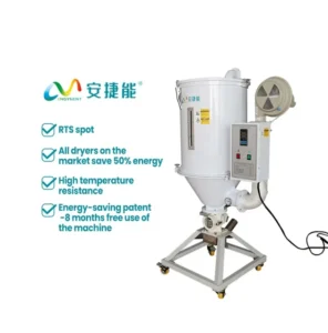 Factory Direct 50kg Steel Hopper Air Molding Machine Hot Plastic Dryer for PVC ABS Stainless Steel Raw Injection Pellets