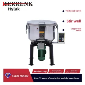 Factory Direct Automatic Vertical Stainless Steel PVC Plastic Pellet Mixer 50kg Color Mixing Machine with 1 Year Warranty