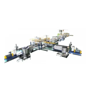 Factory Direct Digital Twin Screw Extruder Machine for XPS HDPE LDPE TPO PE PP Plates High-Automation Wire Pelletizing