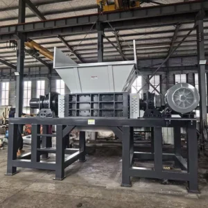 Factory Direct Mini Twin Shaft Shredder Hard Disk Drive Crusher Waste Plastic Metal Crusher Machine for Paper Wood Tyre Cutting