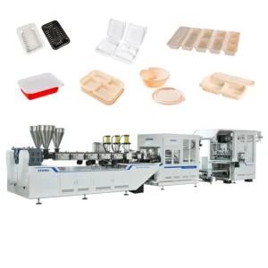 Factory Direct Sale Takeaway Lunch Box Container Making Automatic Thermoforming Machine With Free Formula
