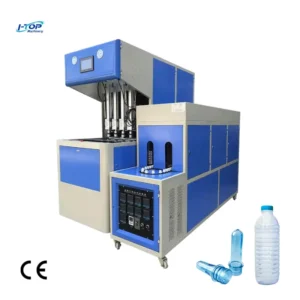 Factory Direct Semi Automatic PET Bottle Blow Molding Machine for 100ml 5L Water Bottles Wide Mouth Jars and Edible Oil Drums