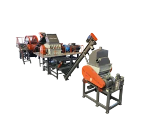 Factory Directly Newest Technology Tire Granules Production Line Tire Recycling Shredder Machine