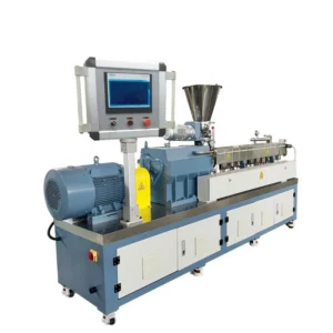 Factory Directly Sale Double Screw Extruder Pelletizing System for PPS Iron Powder Materials