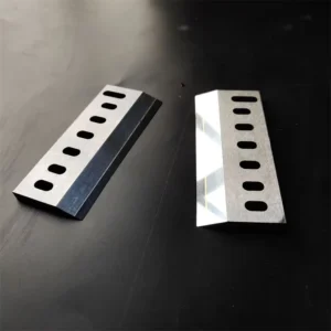 Factory OEM Inlaid Alloy Plastic Crusher Machine Blade Customized Size for Crushing Plastic Rubber Tyre Recycling