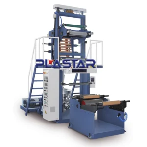 Factory PE HDPE Single Screw Extruder Moderate High Speed Film Blowing Machine