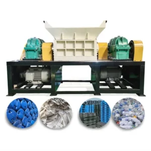 Factory Pcb Plastic Bag Film Double Shaft Shredder Crusher Machine