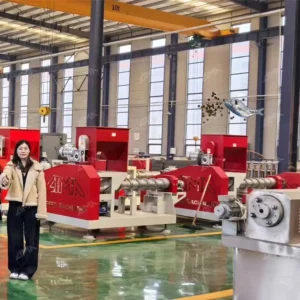 Factory Price Floating Fish Food Processing Line Making Machinery Fish Feed Twin Screw Extruder 800kg/H Pelletizer Ghana