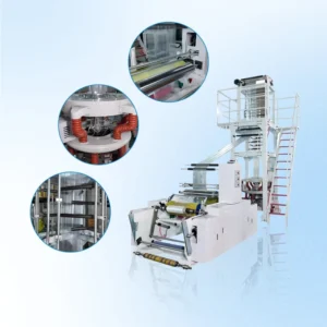 Factory Price Hdpe Ldpe Film Blowing Machine High Efficiency Plastic Film Extruder Machinery with Auto Unloading