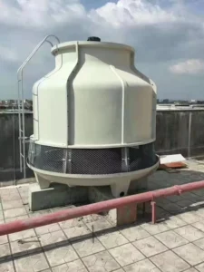 Factory Price Round FRP Cooling Tower Low Noise Energy Saving Industrial Water Chiller Cooling Tower