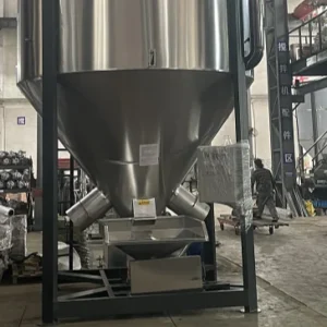 Factory Sale Plastic Pellets Granules Color Vertical Flakes Mixer Mixing Machine