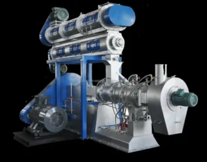 Factory Stainless Steel Single Twin Screw Fish Cattle Feed Mill Pellet Extruder Electric Engine 2ton h