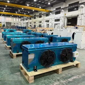Factory Supplier Industrial Evaporative Air Cooler Copper Tube Aluminum Fin Electric Defrost Cooling System