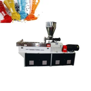Factory Supply Co rotating Parallel Laboratory Twin Screw Extruder and Pelletizer
