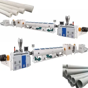 Factory Supply PVC Pipe 8 Inch 10 Inch Tube UPVC Pipe Tube Plastic Extruder Making Machine Socket End