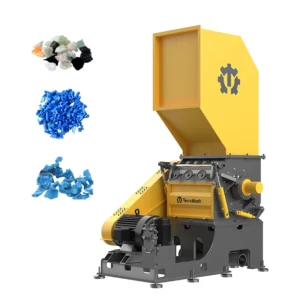 Factory Waste Plastic Shredder Recycling Crusher with Gearbox and Pump High Productivity 800-4000kg/h