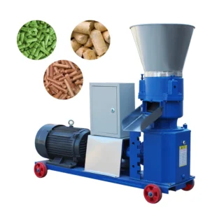 Farm Stainless Steel Automatic Feed Pellet Machine High Productivity 220V 500kg/h Livestock Feed Maker